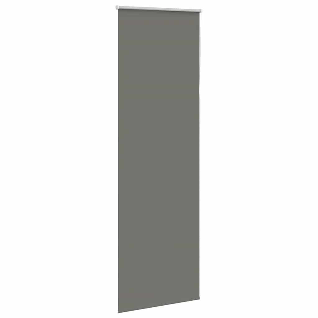 Roller Blind Blackout Grey 80x230 cm Fabric Width 75.7 cm Polyester