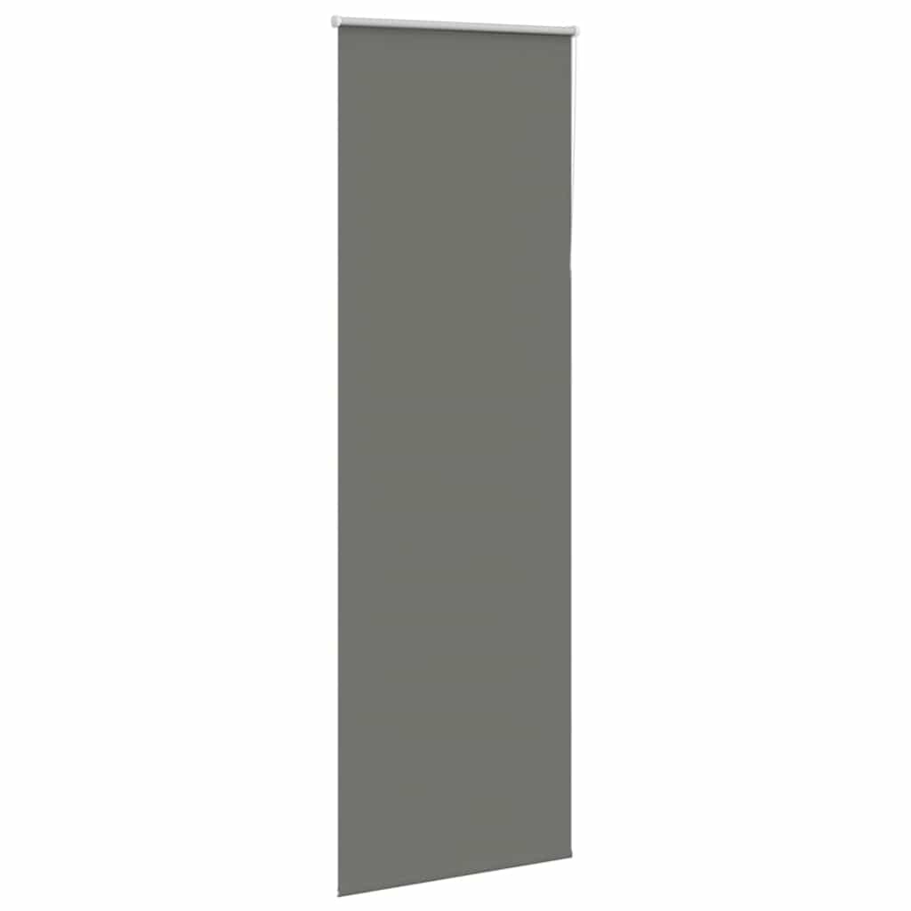 Roller Blind Blackout Grey 85x230 cm Fabric Width 80.7 cm Polyester