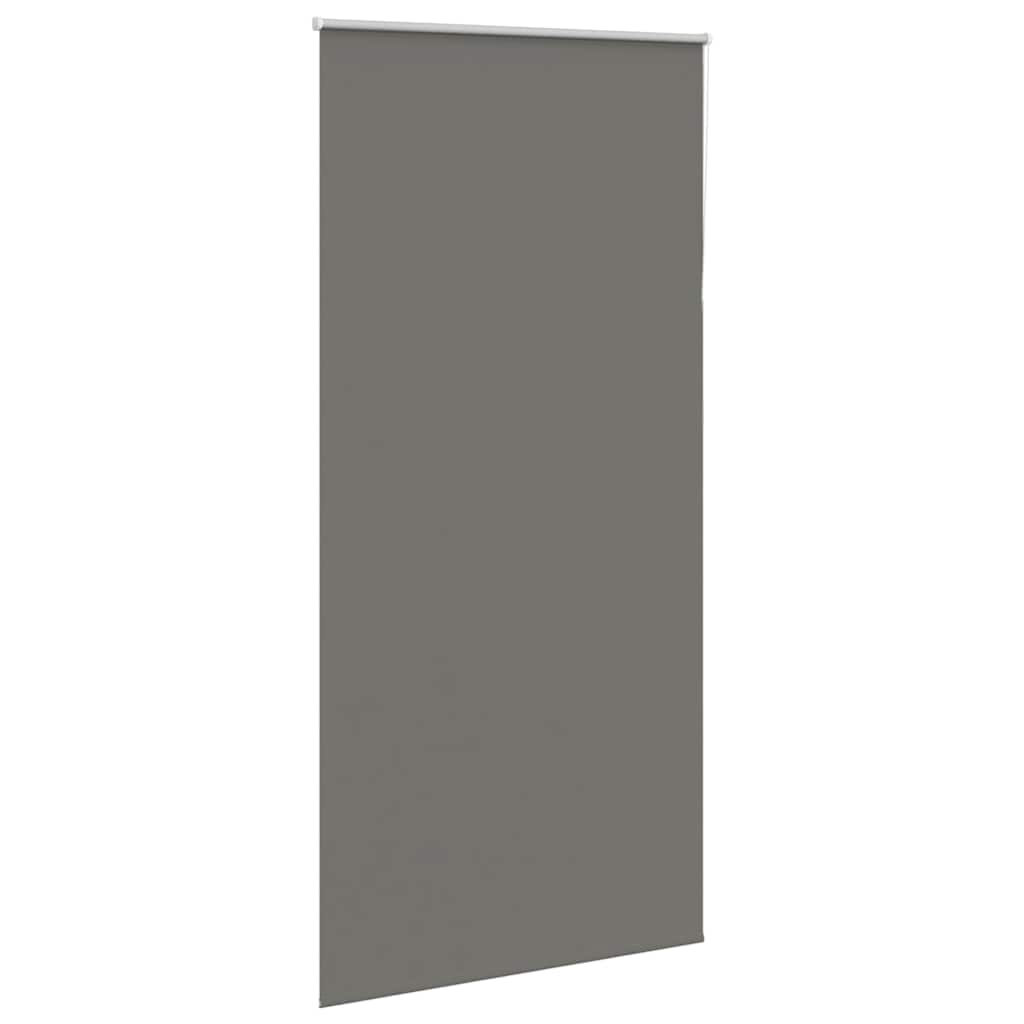 Roller Blind Blackout Grey 105x230 cm Fabric Width 100.7 cm Polyester