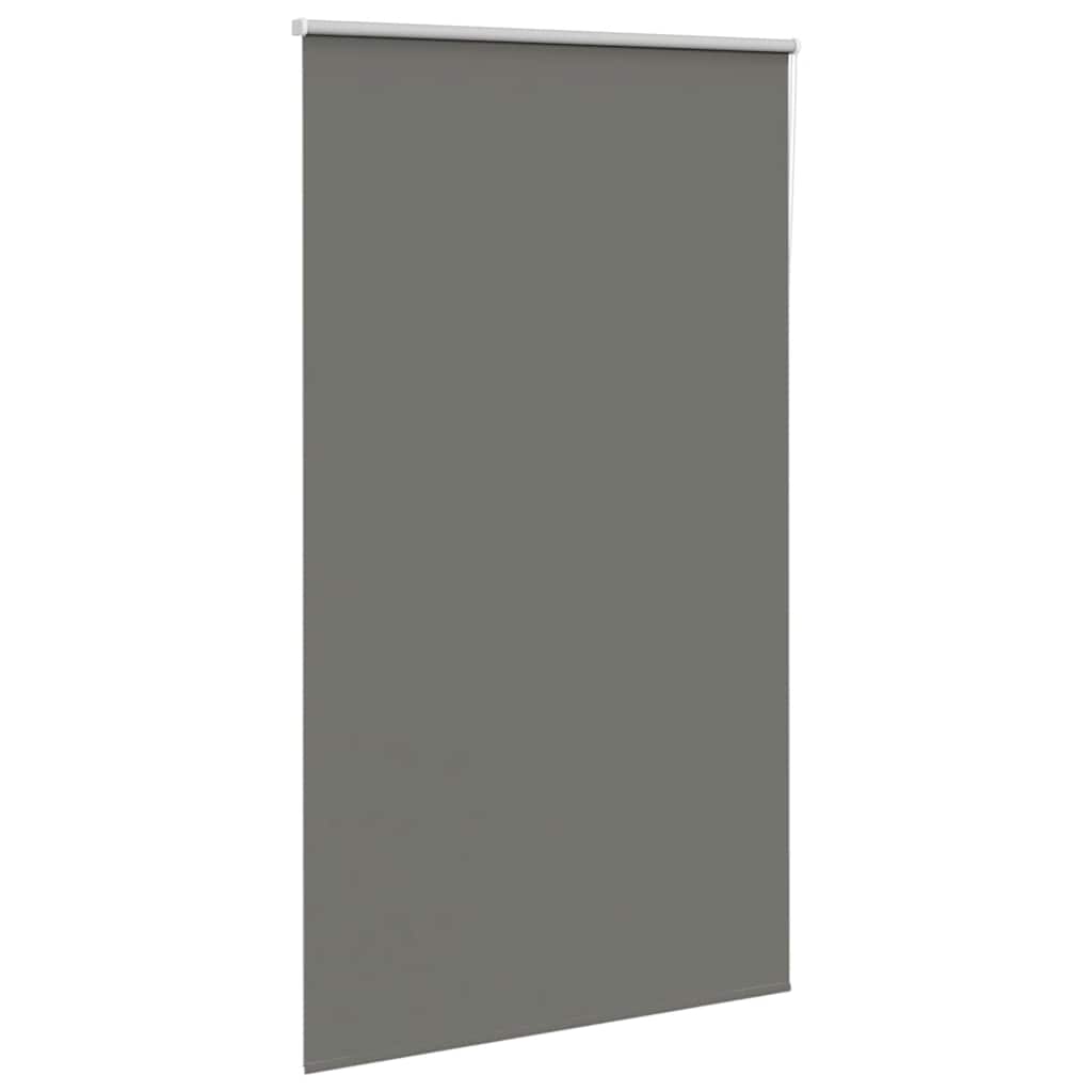 Roller Blind Blackout Grey 120x230 cm Fabric Width 116.6 cm Polyester
