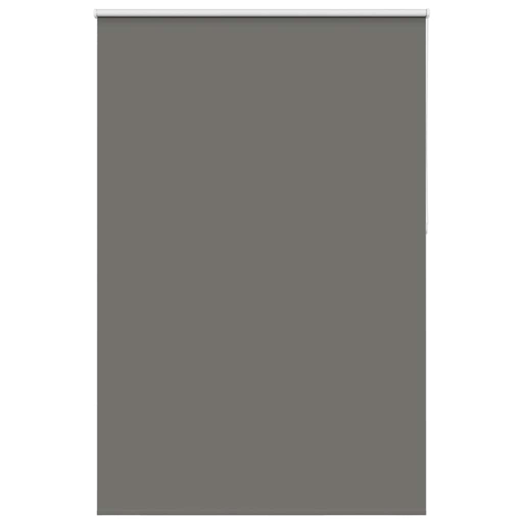 Roller Blind Blackout Grey 150x230 cm Fabric Width 146.6 cm Polyester