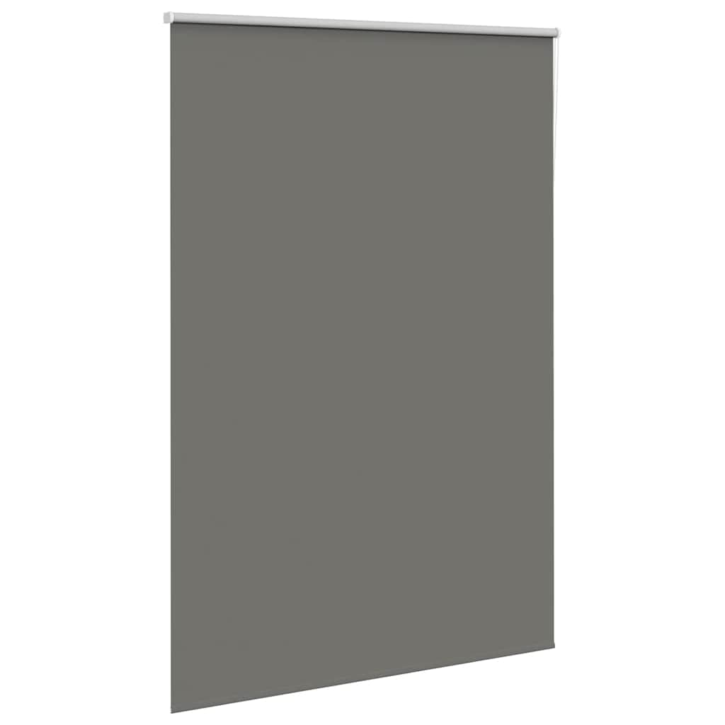 Roller Blind Blackout Grey 150x230 cm Fabric Width 146.6 cm Polyester