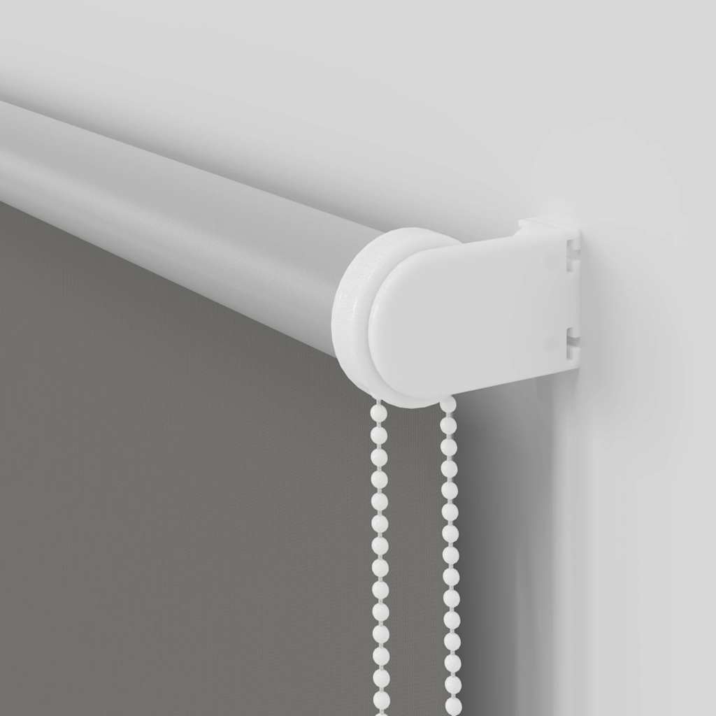 Roller Blind Blackout Grey 155x230 cm Fabric Width 151.6 cm Polyester