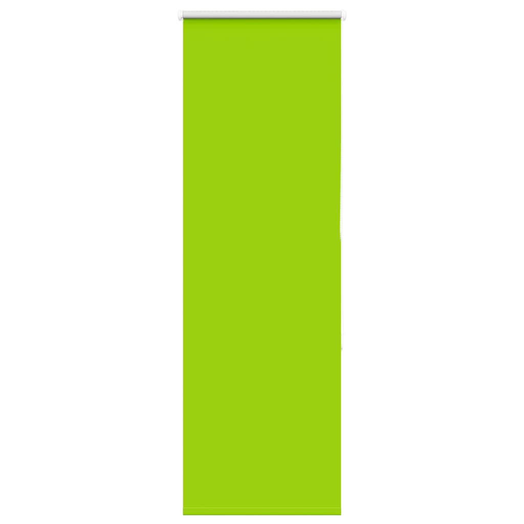 Roller Blind Blackout Leaves Green 40x130 cm Fabric Width 35.7 cm Polyester