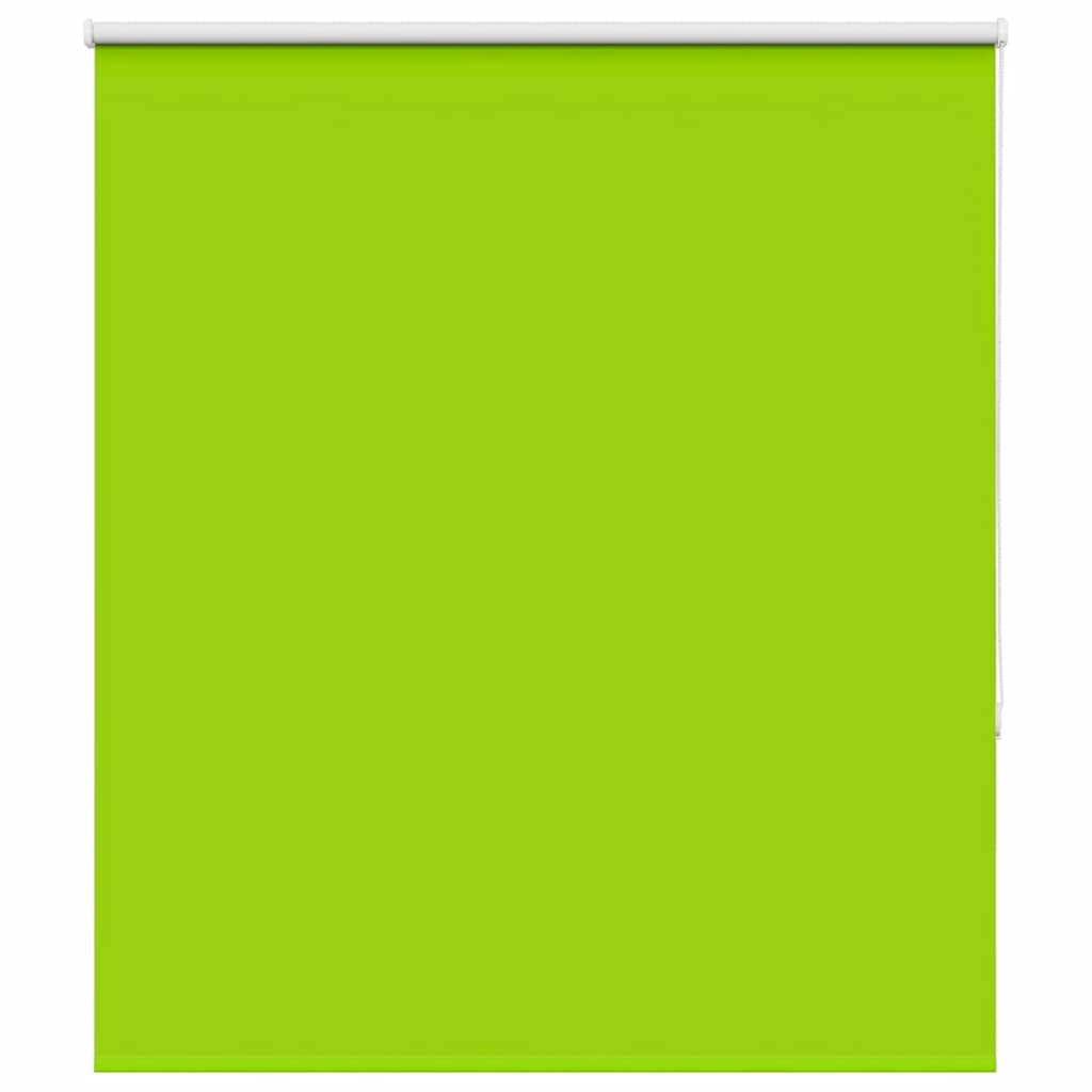 Roller Blind Blackout Leaves Green 140x130 cm Fabric Width 136.6 cm Polyester