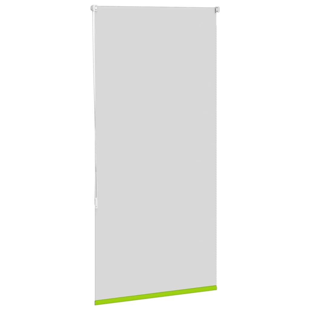 Roller Blind Blackout Leaves Green 80x150 cm Fabric Width 75.7 cm Polyester