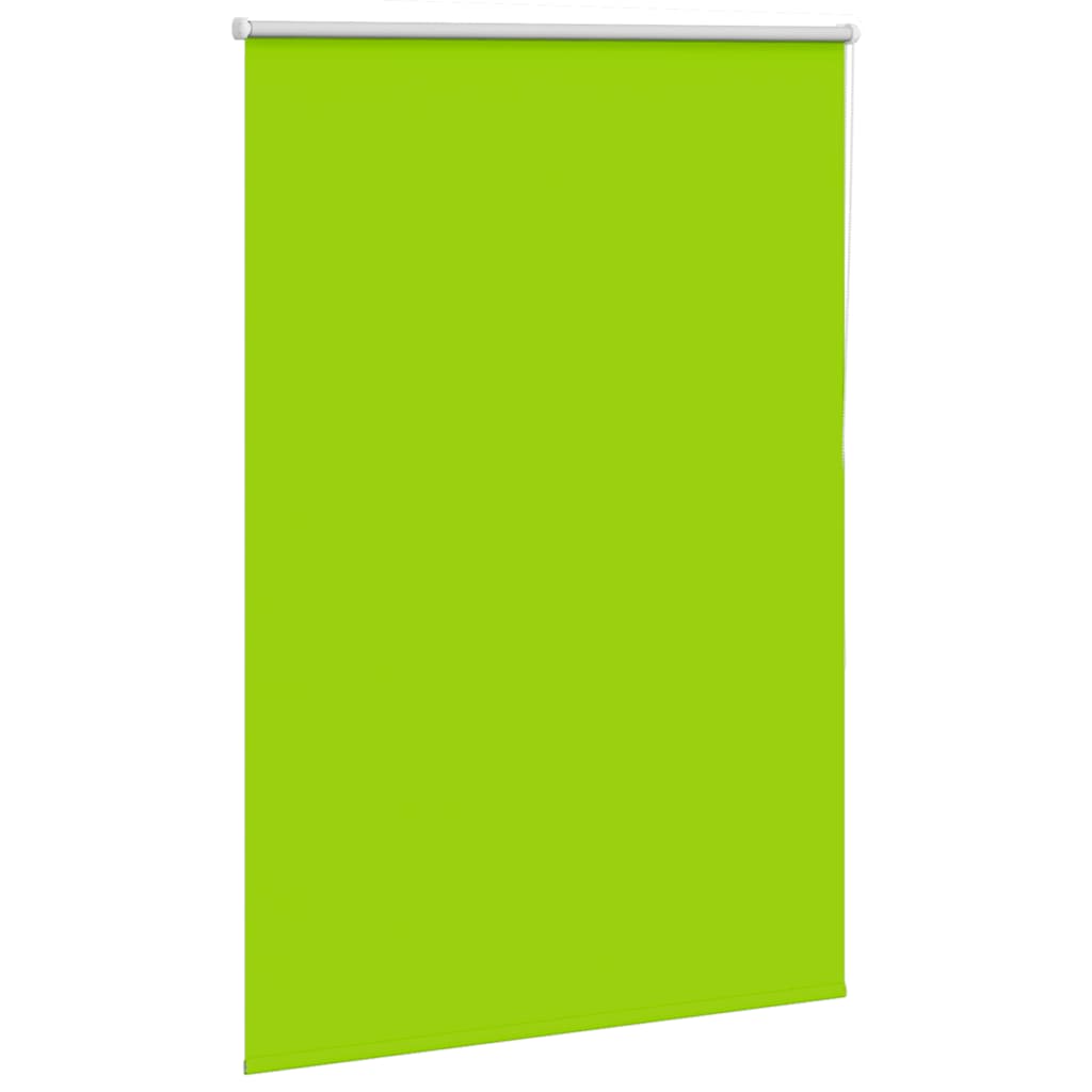 Roller Blind Blackout Leaves Green 90x150 cm Fabric Width 85.7 cm Polyester