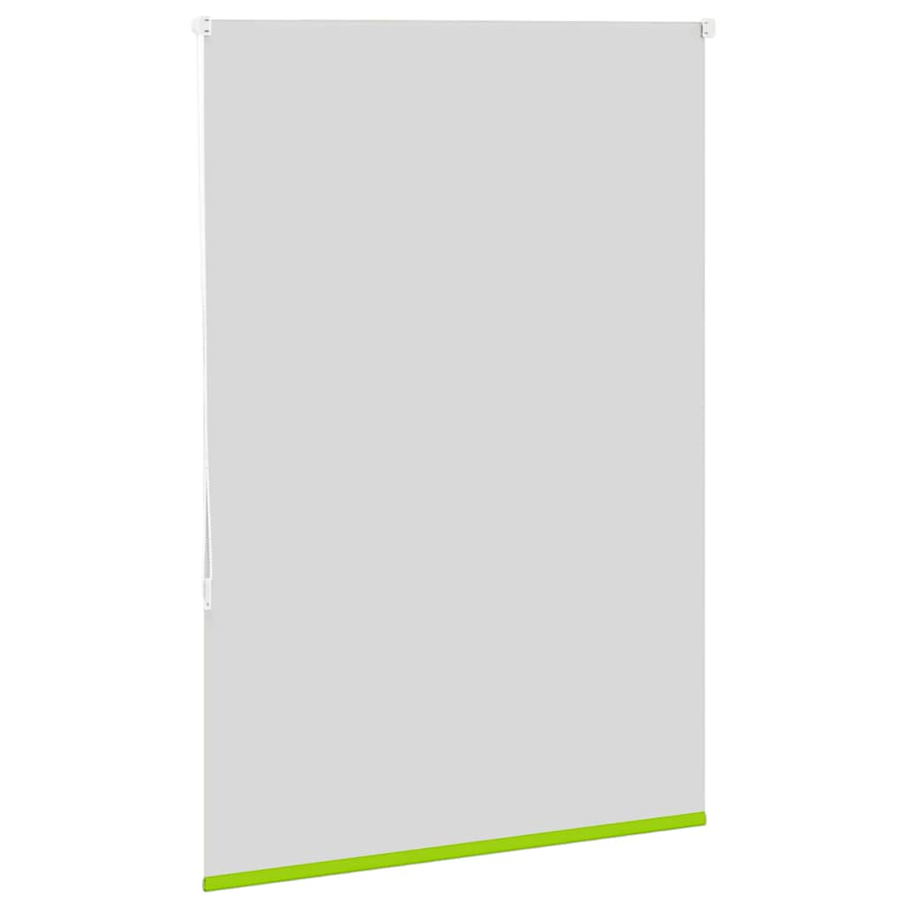 Roller Blind Blackout Leaves Green 95x150 cm Fabric Width 90.7 cm Polyester