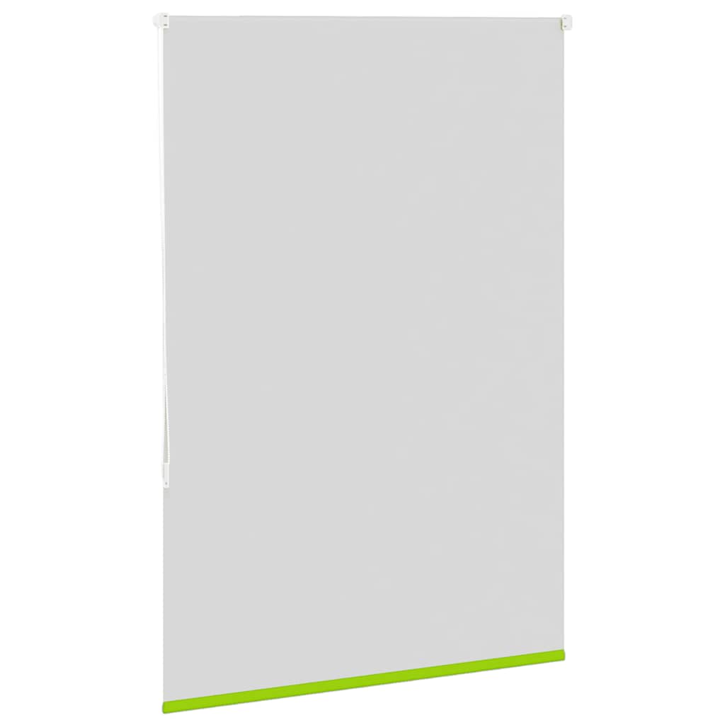 Roller Blind Blackout Leaves Green 100x150 cm Fabric Width 95.7 cm Polyester