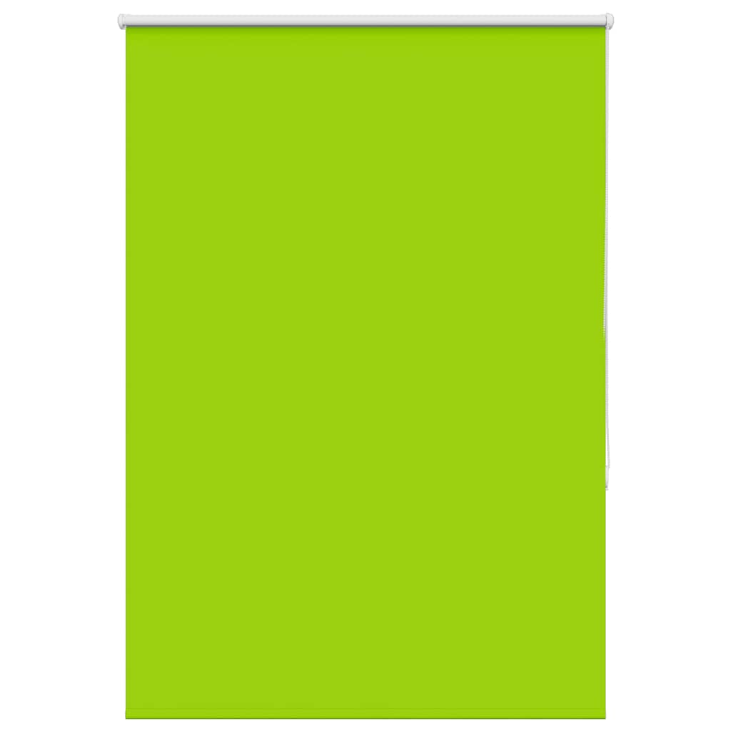 Roller Blind Blackout Leaves Green 110x150 cm Fabric Width 105.7 cm Polyester