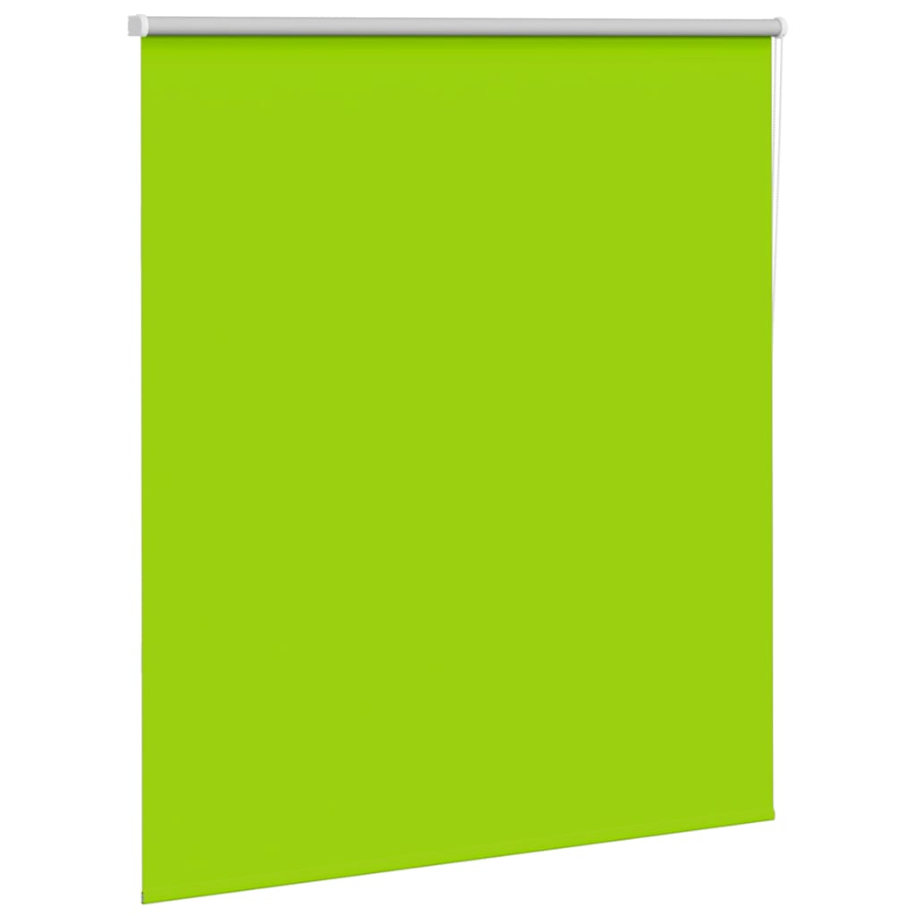 Roller Blind Blackout Leaves Green 135x150 cm Fabric Width 131.6 cm Polyester
