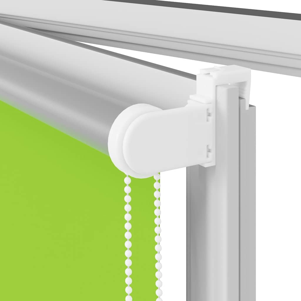 Roller Blind Blackout Leaves Green 150x150 cm Fabric Width 146.6 cm Polyester