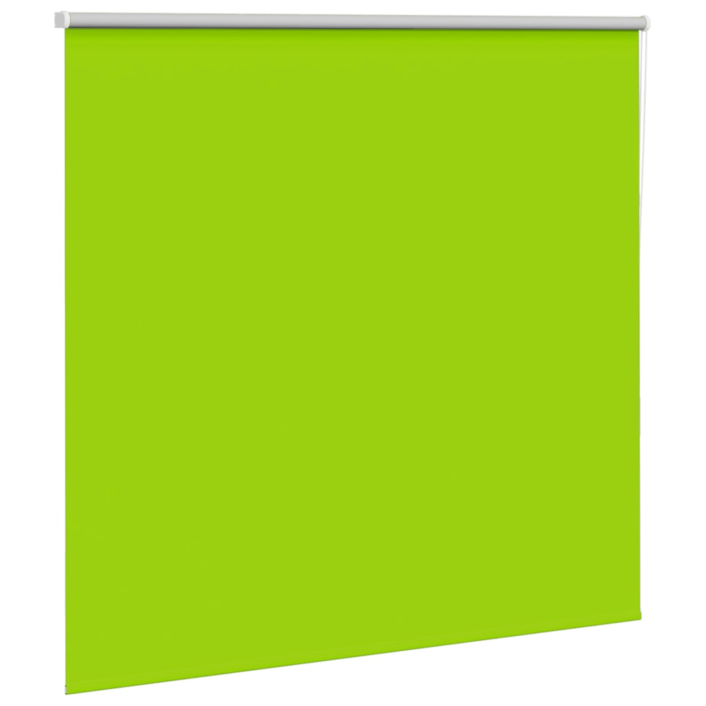 Roller Blind Blackout Leaves Green 150x150 cm Fabric Width 146.6 cm Polyester