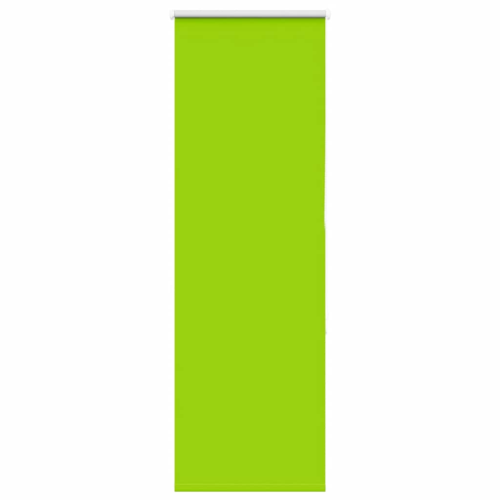 Roller Blind Blackout Leaves Green 50x175 cm Fabric Width 45.7 cm Polyester