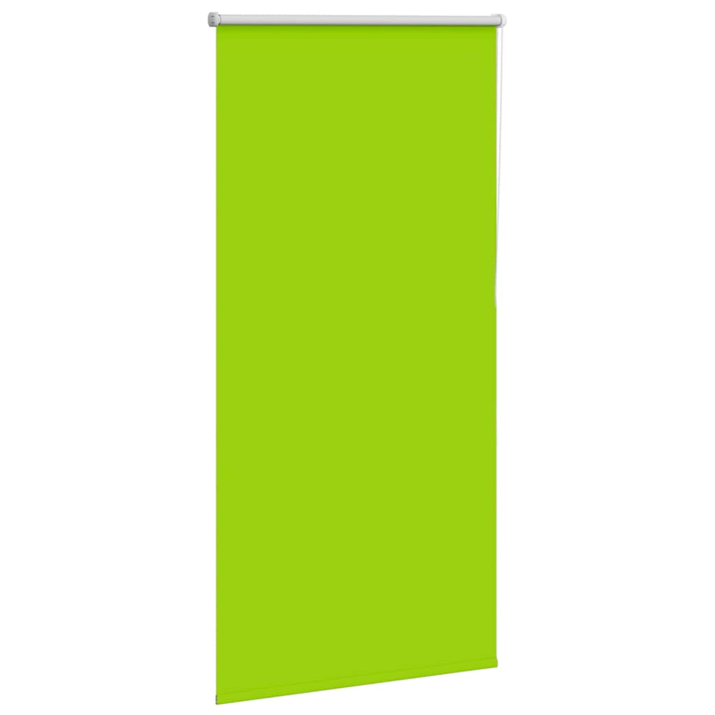 Roller Blind Blackout Leaves Green 65x175 cm Fabric Width 60.7 cm Polyester