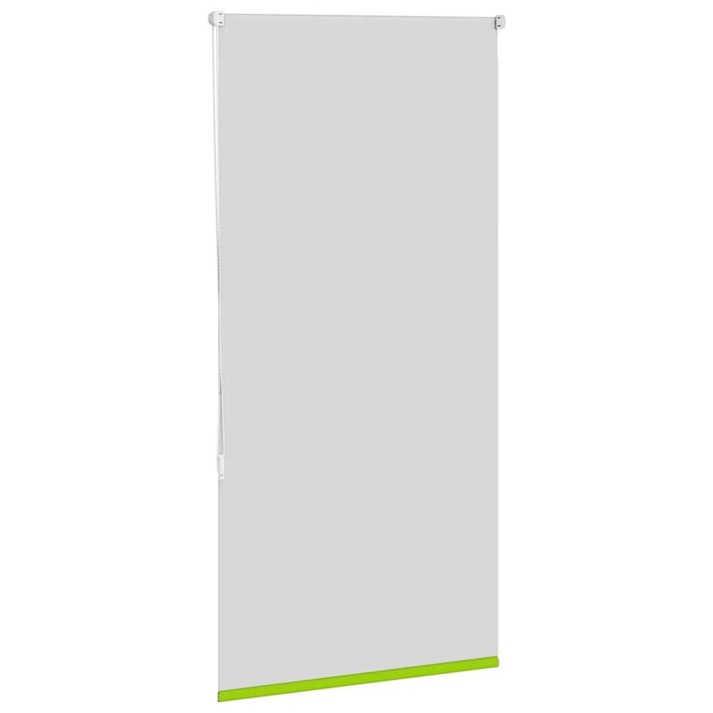 Roller Blind Blackout Leaves Green 65x175 cm Fabric Width 60.7 cm Polyester