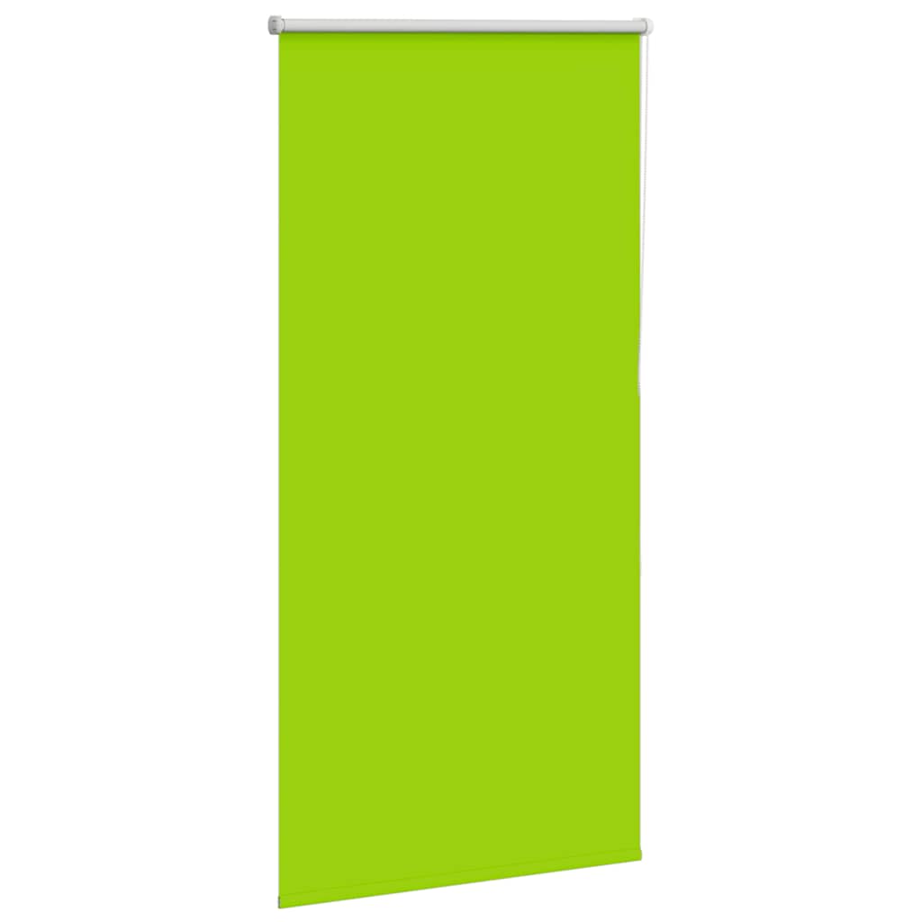 Roller Blind Blackout Leaves Green 70x175 cm Fabric Width 65.7 cm Polyester