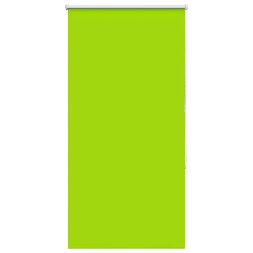 Roller Blind Blackout Leaves Green 85x175 cm Fabric Width 80.7 cm Polyester