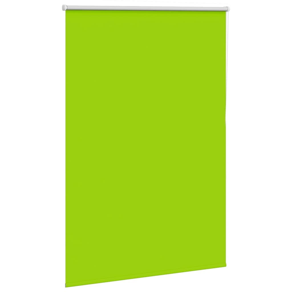 Roller Blind Blackout Leaves Green 95x175 cm Fabric Width 90.7 cm Polyester