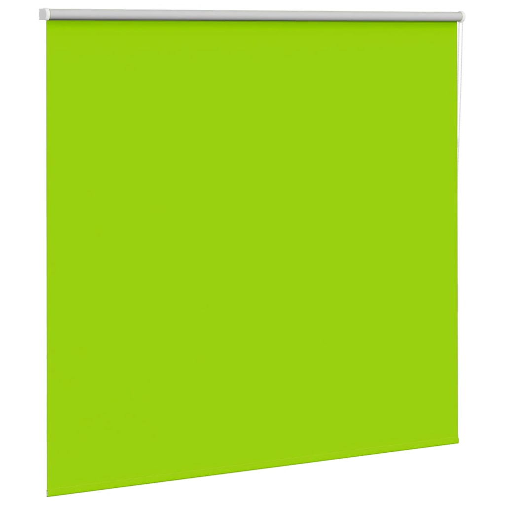 Roller Blind Blackout Leaves Green 165x175 cm Fabric Width 161.6 cm Polyester