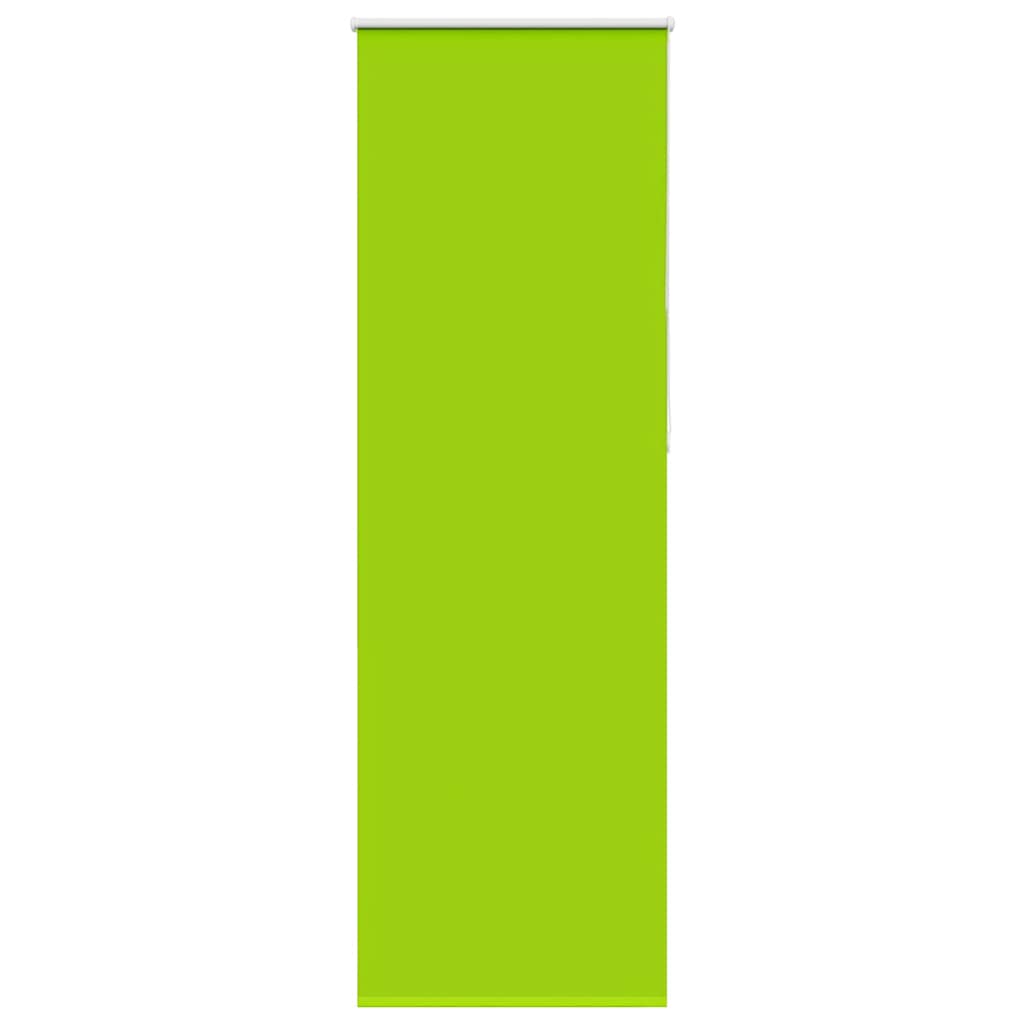 Roller Blind Blackout Leaves Green 85x210 cm Fabric Width 80.7 cm Polyester