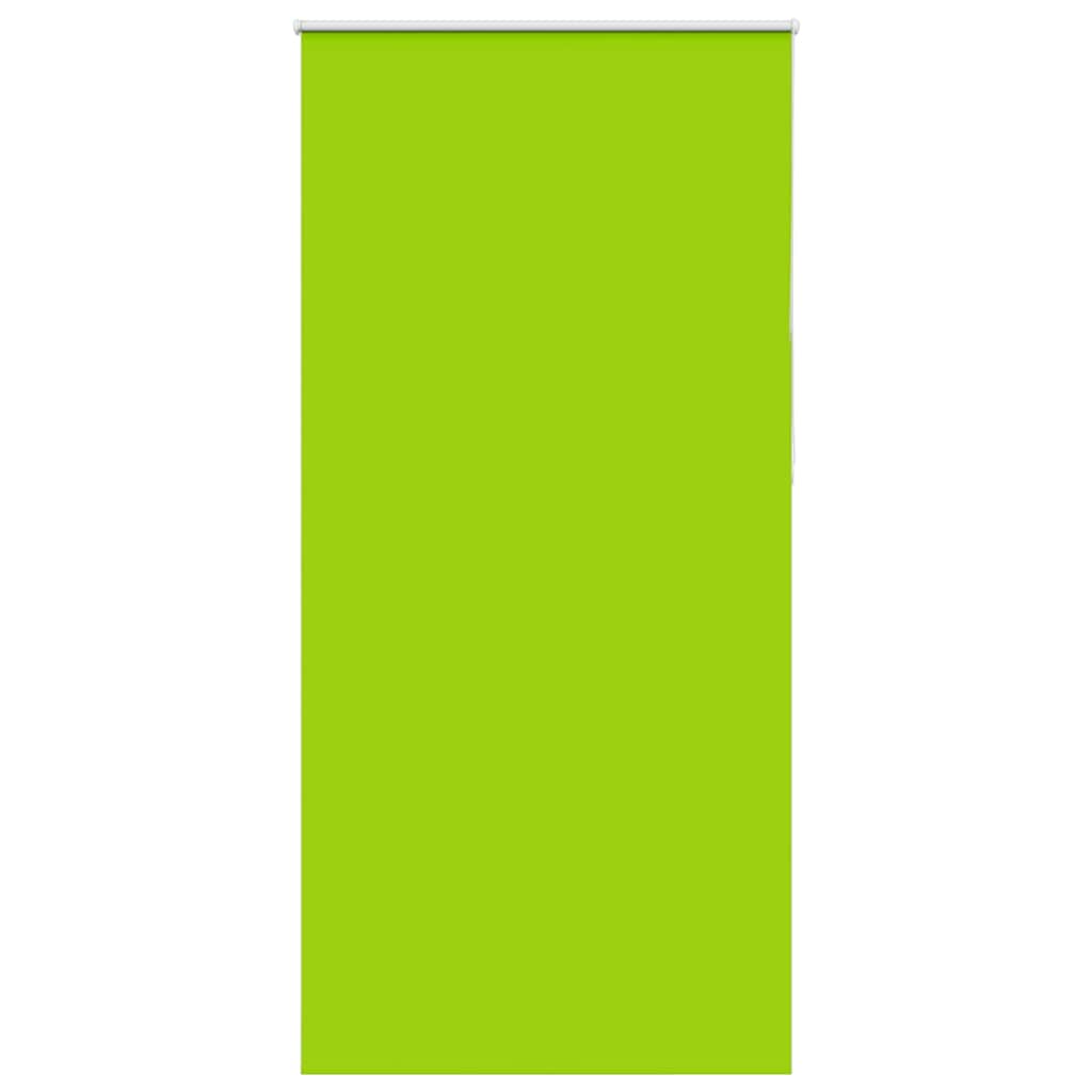 Roller Blind Blackout Leaves Green 105x210 cm Fabric Width 100.7 cm Polyester