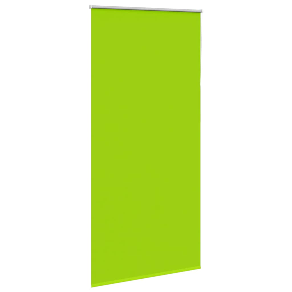 Roller Blind Blackout Leaves Green 110x210 cm Fabric Width 105.7 cm Polyester