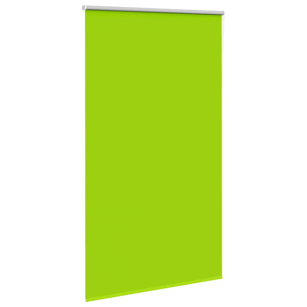 Roller Blind Blackout Leaves Green 140x210 cm Fabric Width 136.6 cm Polyester