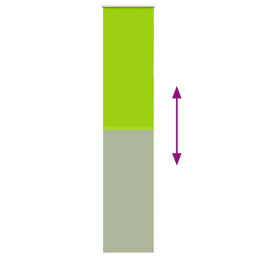 Roller Blind Blackout Leaves Green 60x230 cm Fabric Width 55.7 cm Polyester