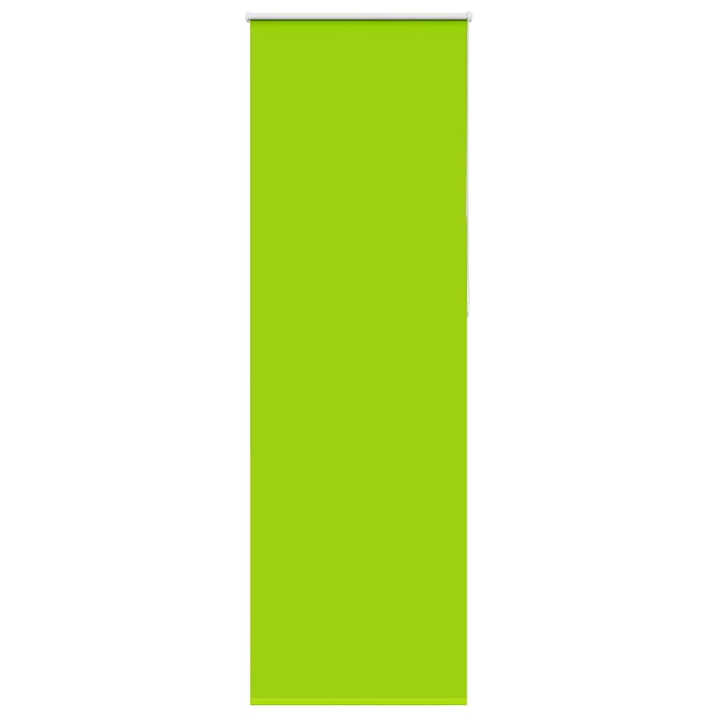 Roller Blind Blackout Leaves Green 80x230 cm Fabric Width 75.7 cm Polyester