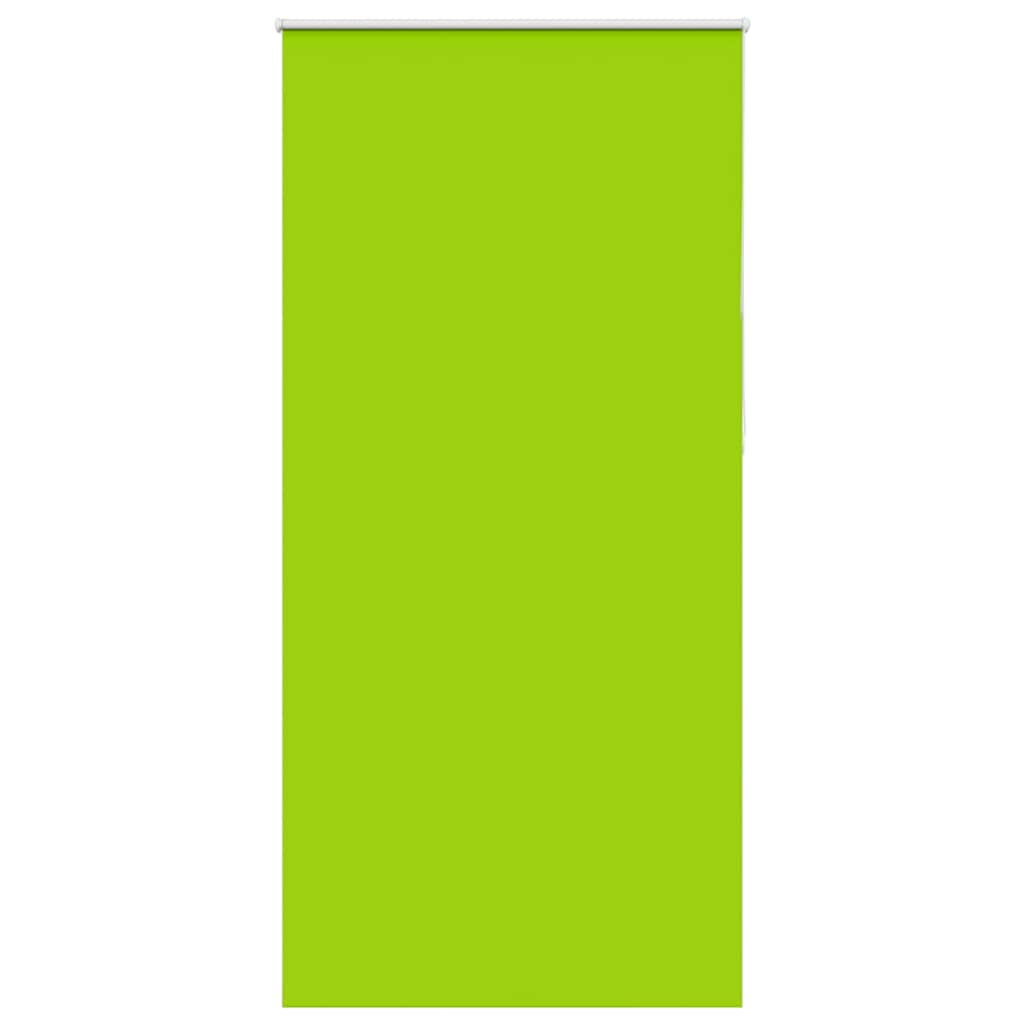 Roller Blind Blackout Leaves Green 100x230 cm Fabric Width 95.7 cm Polyester