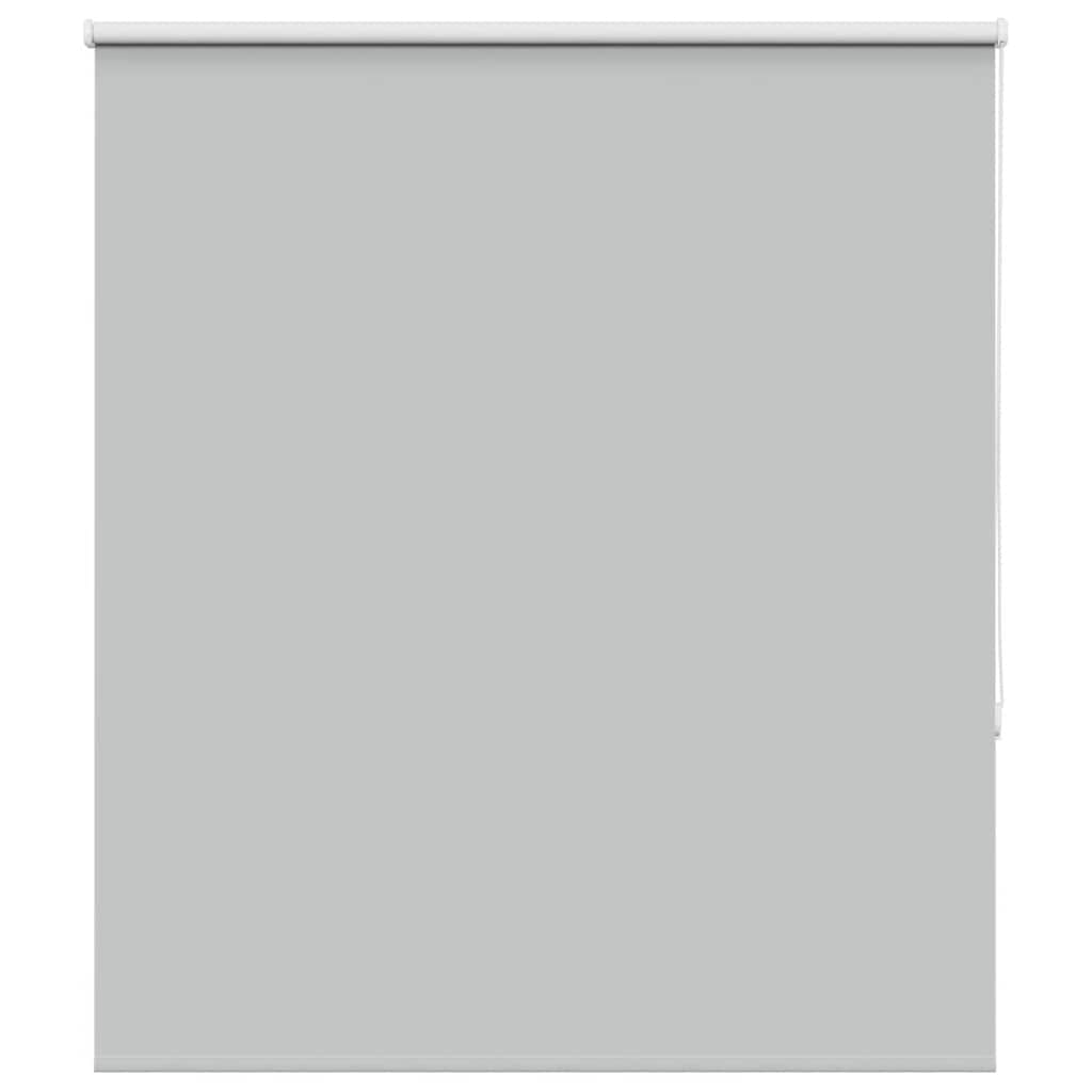 Roller Blind Blackout Light Grey 120x130 cm Fabric Width 116.6 cm Polyester
