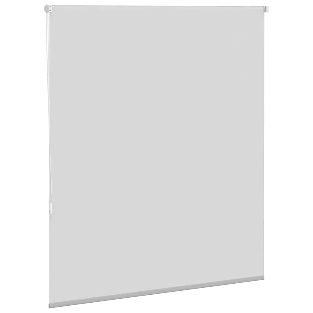 Roller Blind Blackout Light Grey 125x130 cm Fabric Width 121.6 cm Polyester