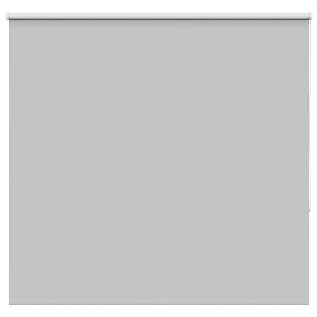 Roller Blind Blackout Light Grey 145x130 cm Fabric Width 141.6 cm Polyester