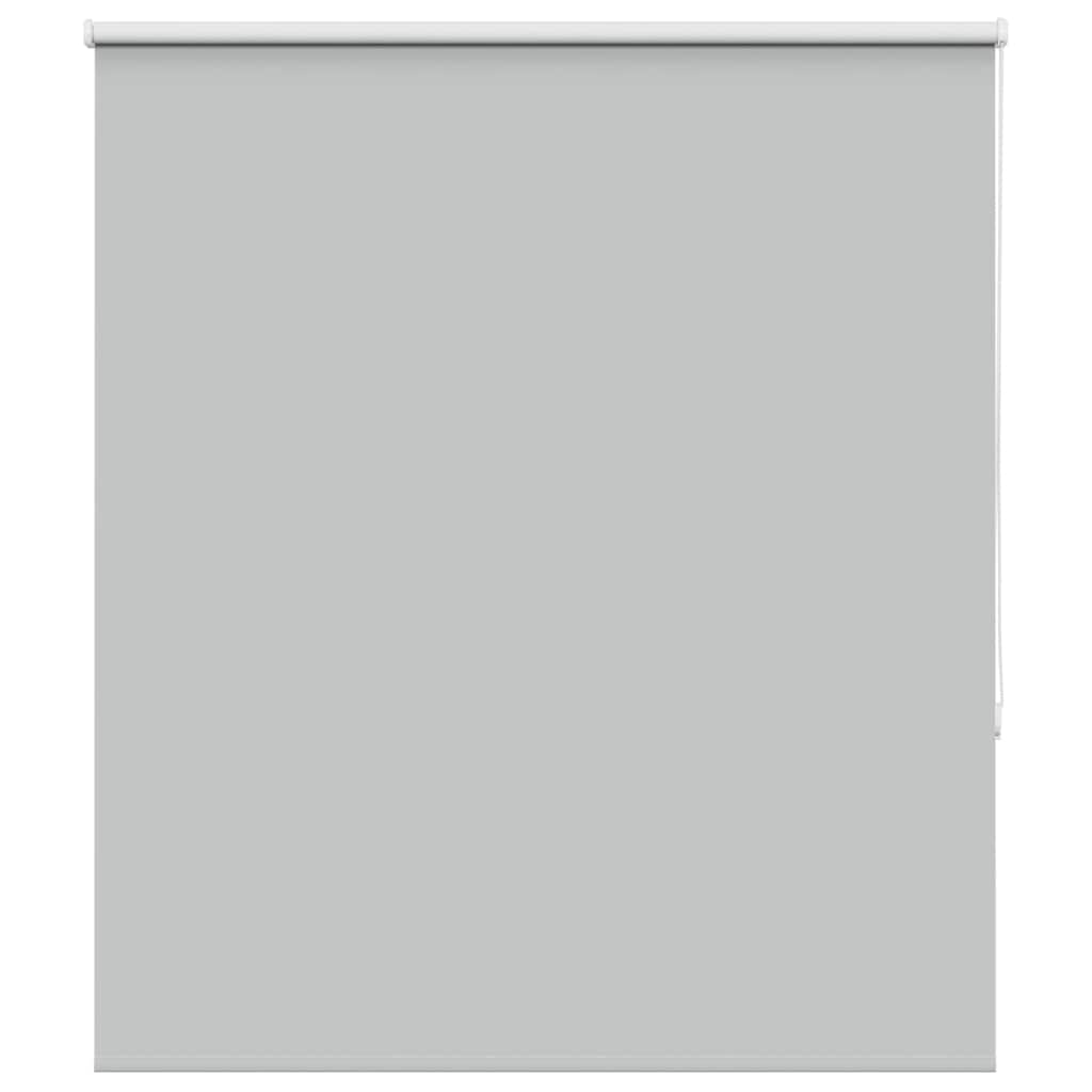 Roller Blind Blackout Light Grey 130x150 cm Fabric Width 126.6 cm Polyester