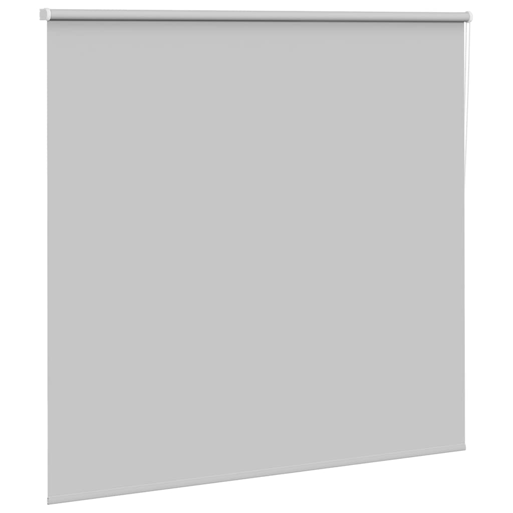 Roller Blind Blackout Light Grey 160x150 cm Fabric Width 156.6 cm Polyester