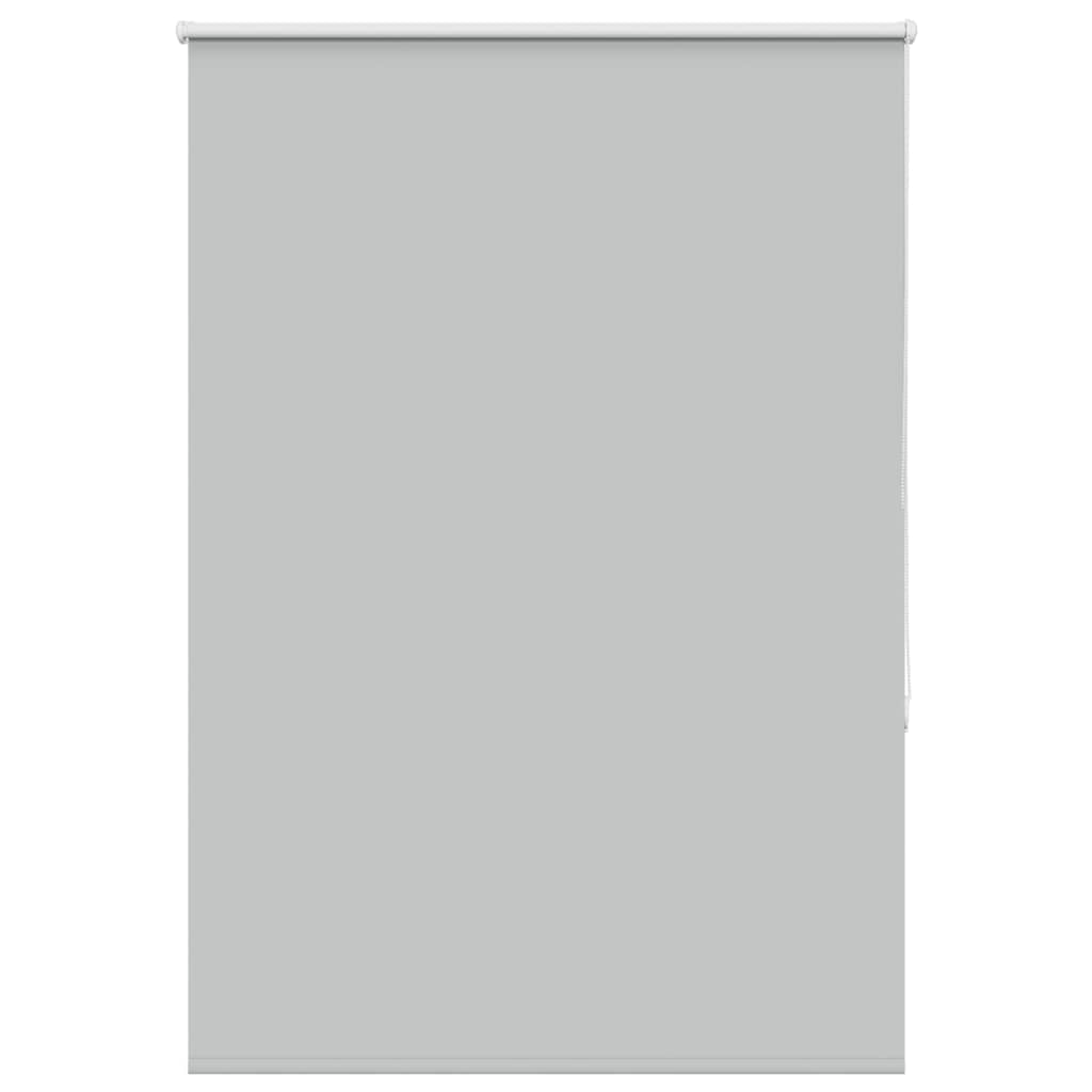 Roller Blind Blackout Light Grey 90x175 cm Fabric Width 85.7 cm Polyester