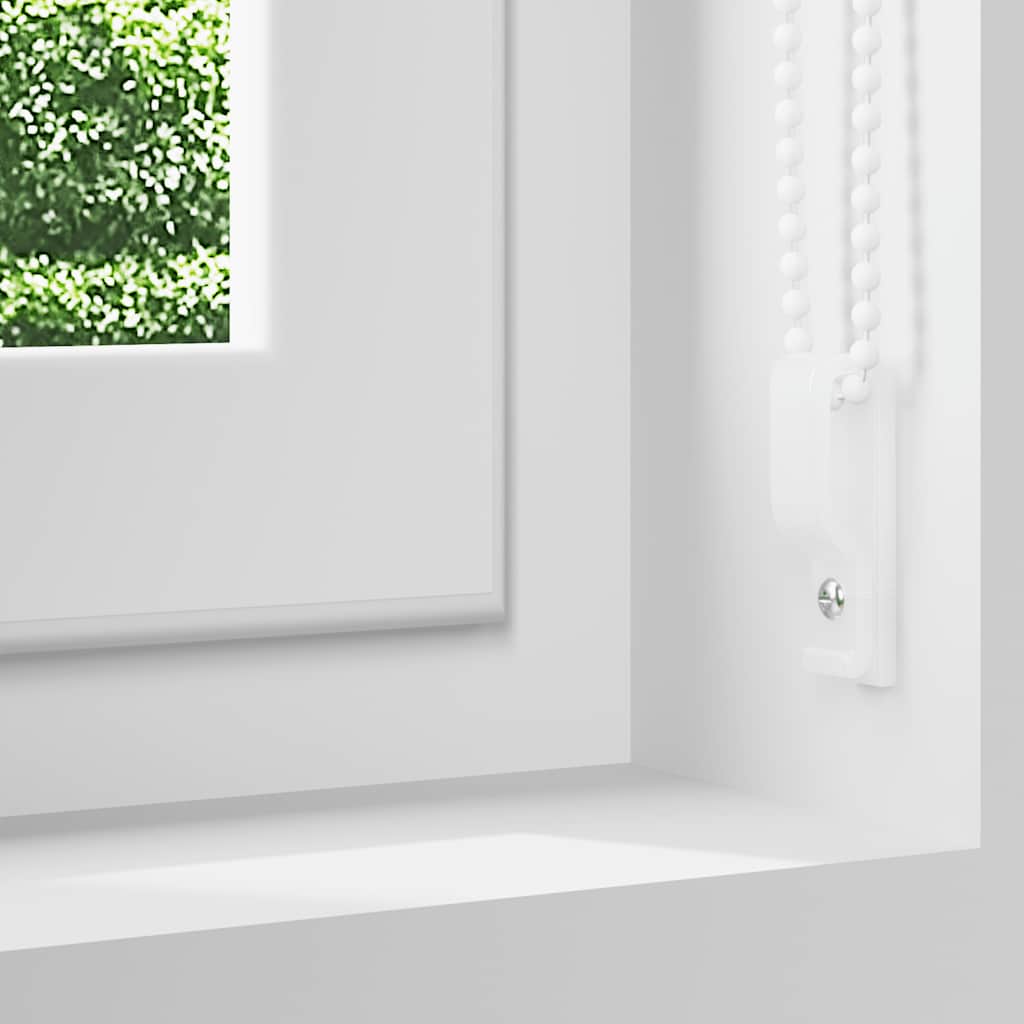 Roller Blind Blackout Light Grey 125x175 cm Fabric Width 121.6 cm Polyester