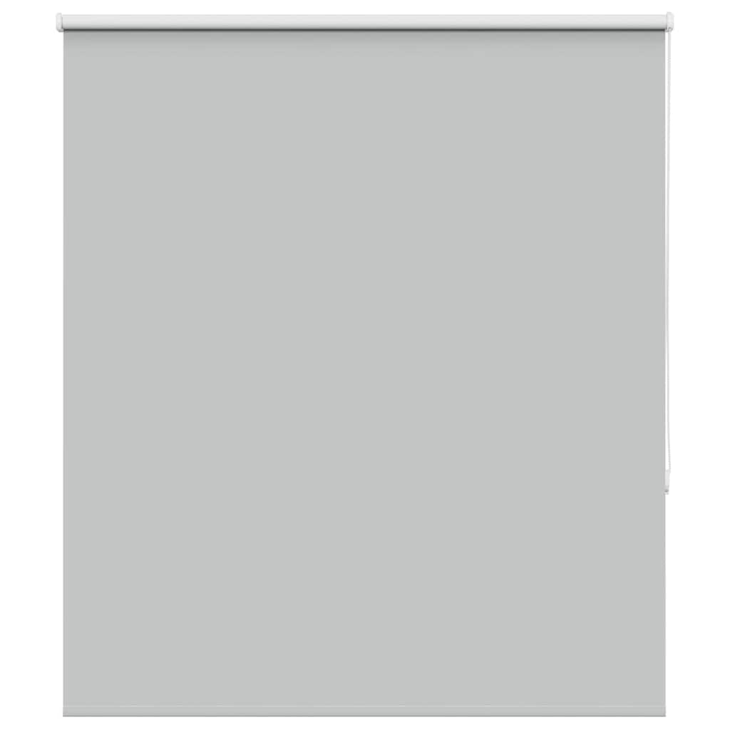 Roller Blind Blackout Light Grey 140x175 cm Fabric Width 136.6 cm Polyester