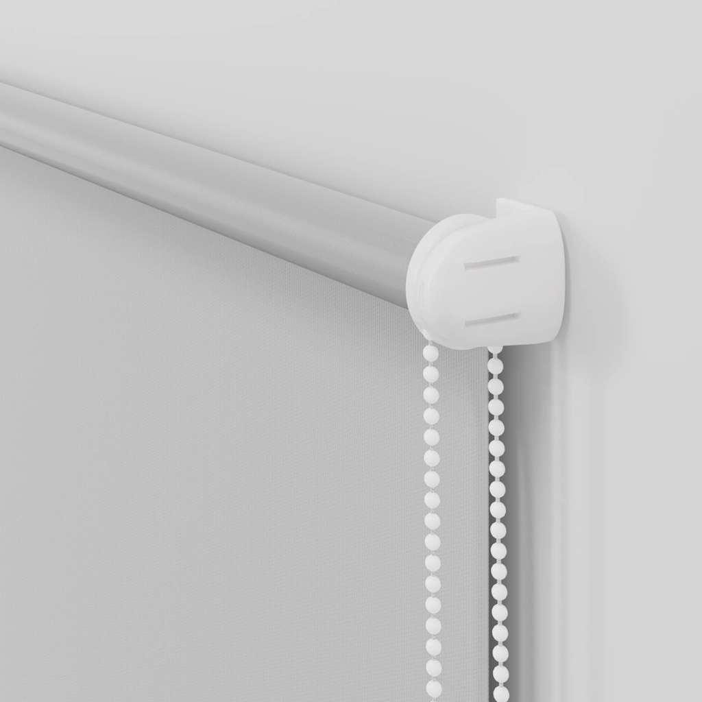 Roller Blind Blackout Light Grey 70x210 cm Fabric Width 65.7 cm Polyester