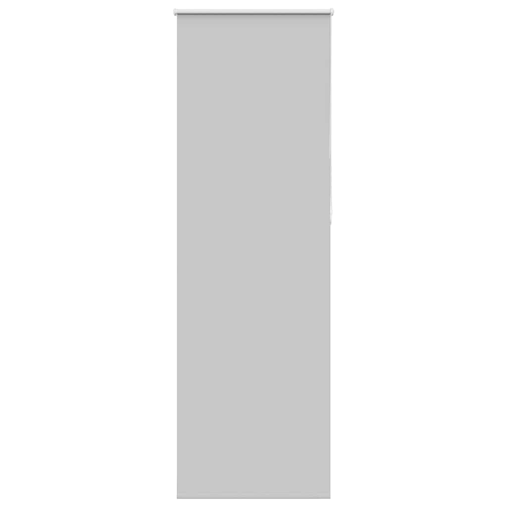 Roller Blind Blackout Light Grey 80x210 cm Fabric Width 75.7 cm Polyester