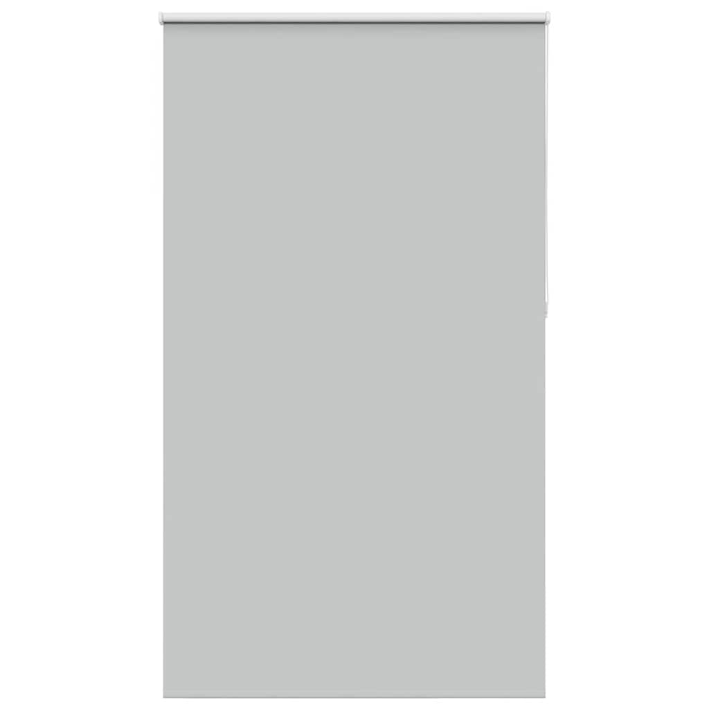 Roller Blind Blackout Light Grey 125x210 cm Fabric Width 121.6 cm Polyester