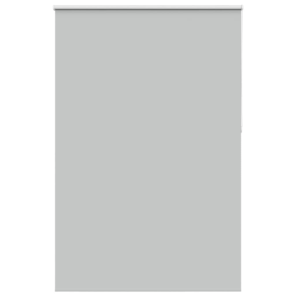 Roller Blind Blackout Light Grey 150x210 cm Fabric Width 146.6 cm Polyester