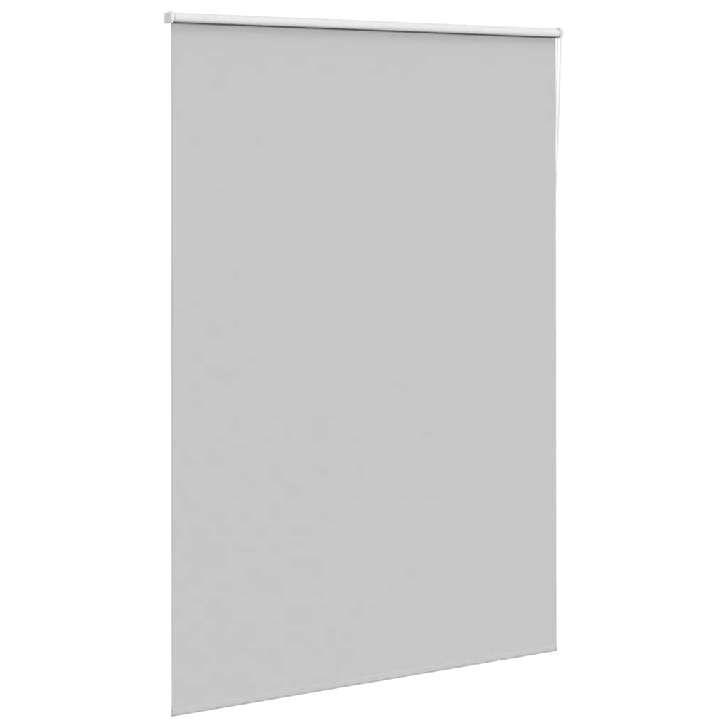 Roller Blind Blackout Light Grey 150x210 cm Fabric Width 146.6 cm Polyester