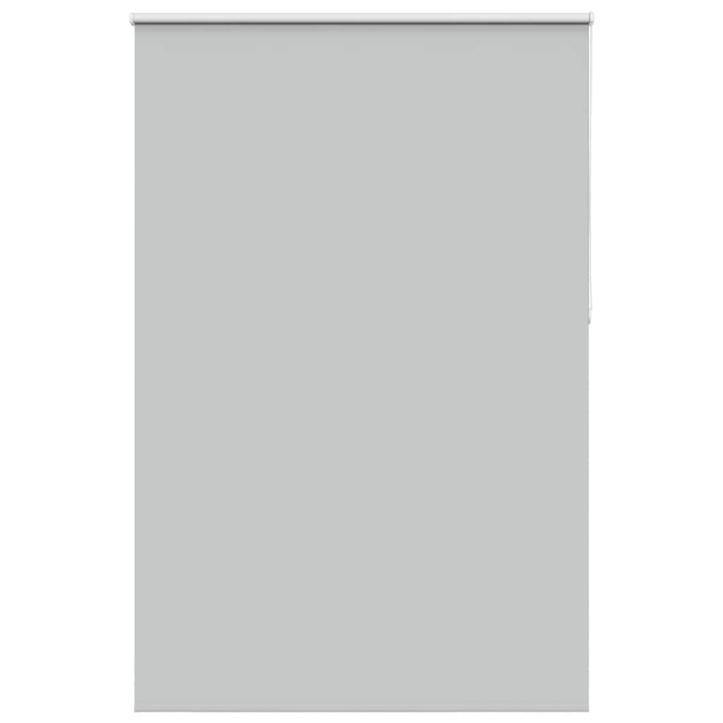 Roller Blind Blackout Light Grey 145x230 cm Fabric Width 141.6 cm Polyester