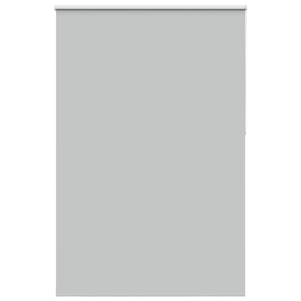 Roller Blind Blackout Light Grey 150x230 cm Fabric Width 146.6 cm Polyester