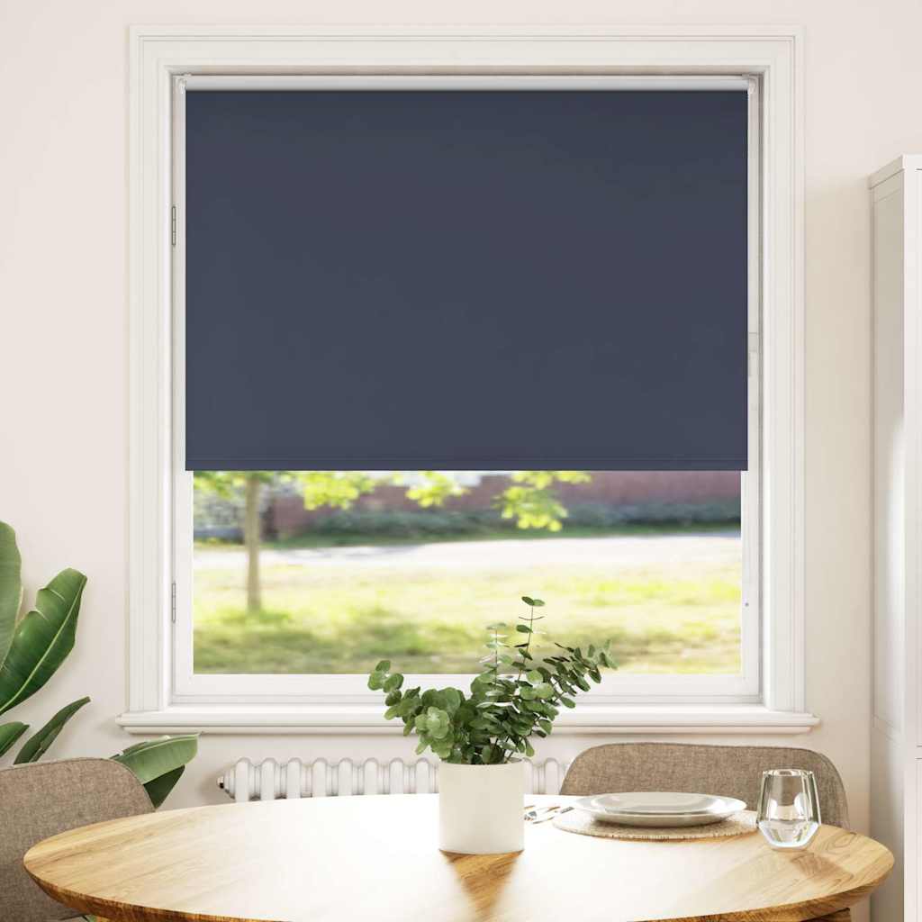 Roller Blind Blackout Marine 105x130 cm Fabric Width 100.7 cm Polyester