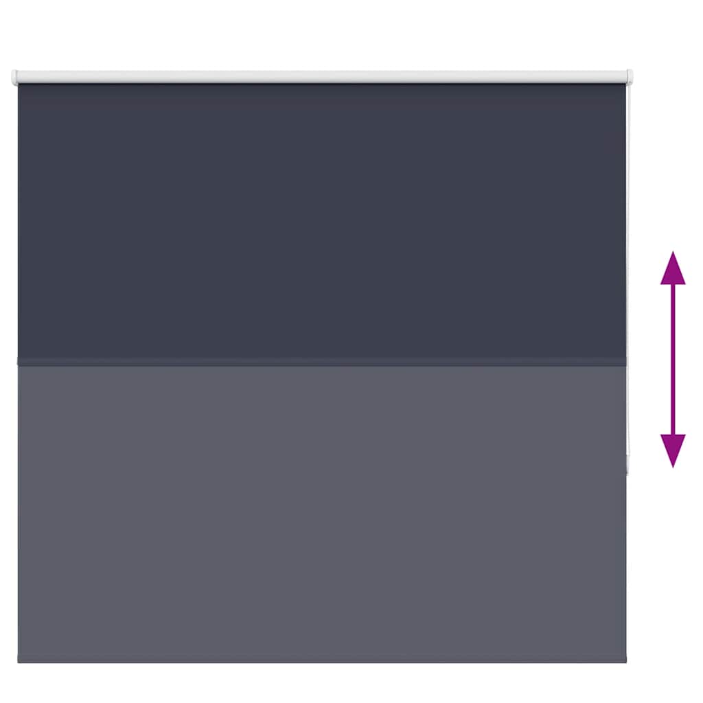 Roller Blind Blackout Marine 145x130 cm Fabric Width 141.6 cm Polyester