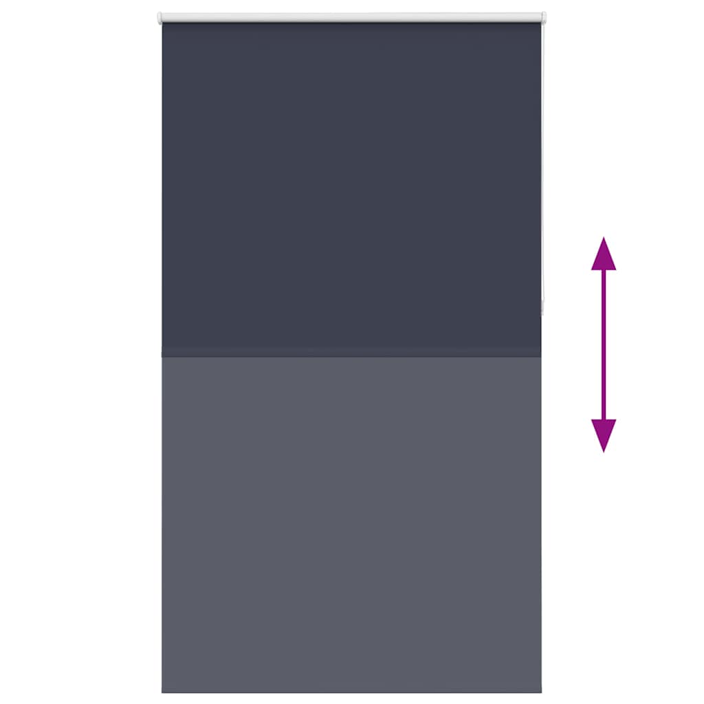 Roller Blind Blackout Marine 135x210 cm Fabric Width 131.6 cm Polyester