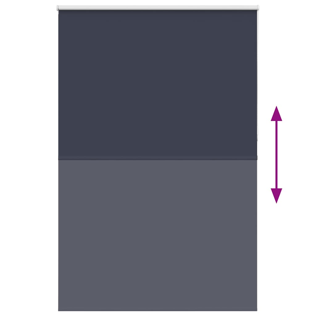 Roller Blind Blackout Marine 145x210 cm Fabric Width 141.6 cm Polyester